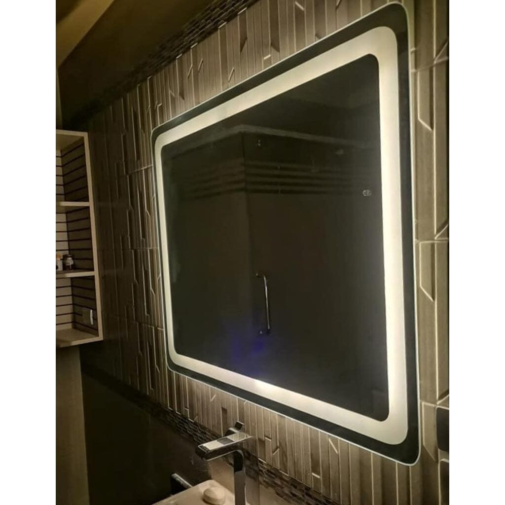 مرايا زجاج فضي - 100×80×2 سم