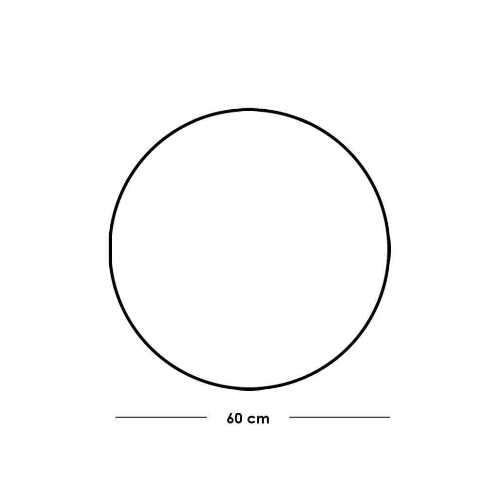 مرايا زجاج فضي - 60×60×2 سم