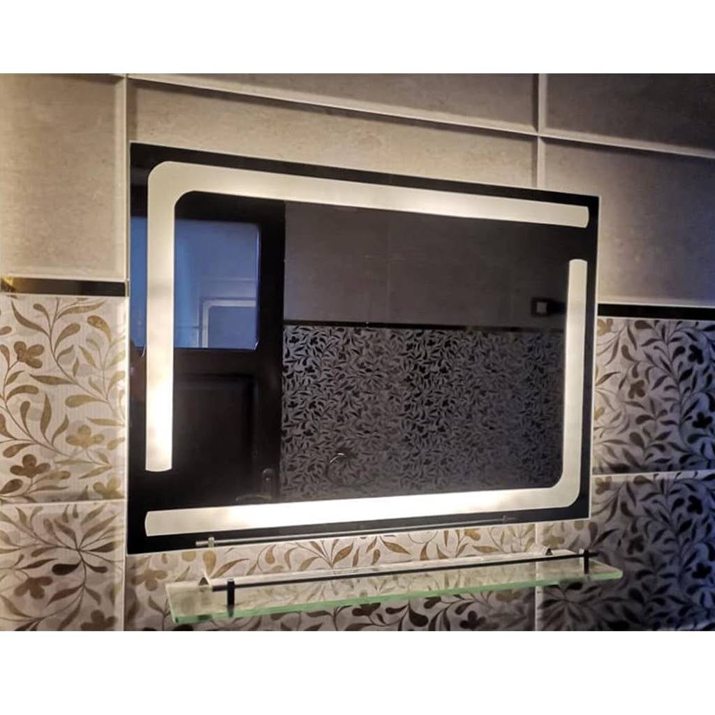 مرايا زجاج فضي - 70×50×2 سم