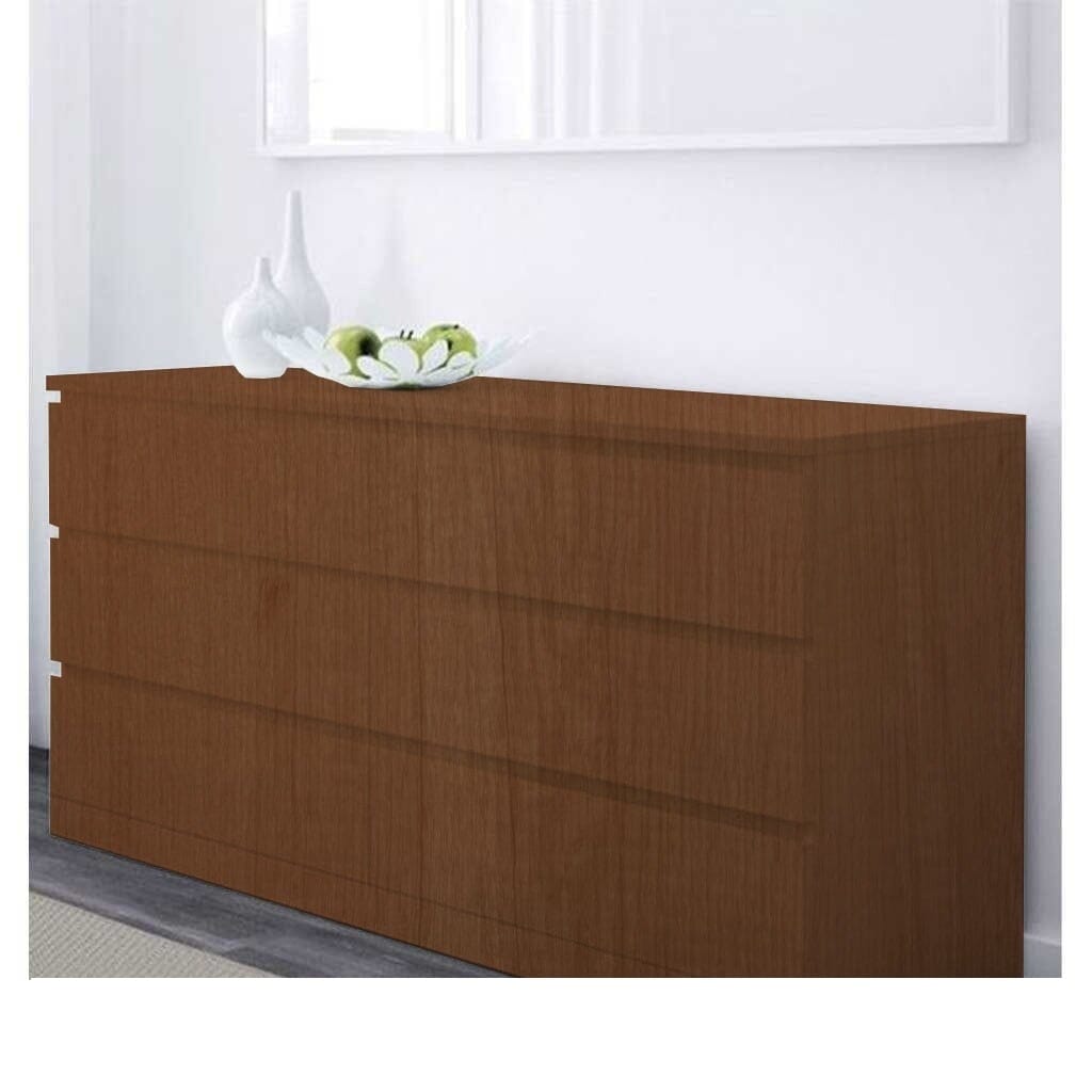 وحدة أدراج (MDF) بـ 6 أدراج - بني - 40×75×140 سم