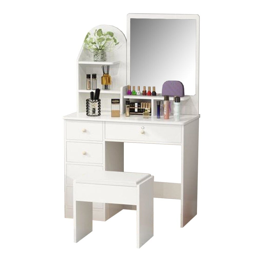 تسريحة مع كرسي 180x40x100x39 سم - أبيض - RFUF.1
