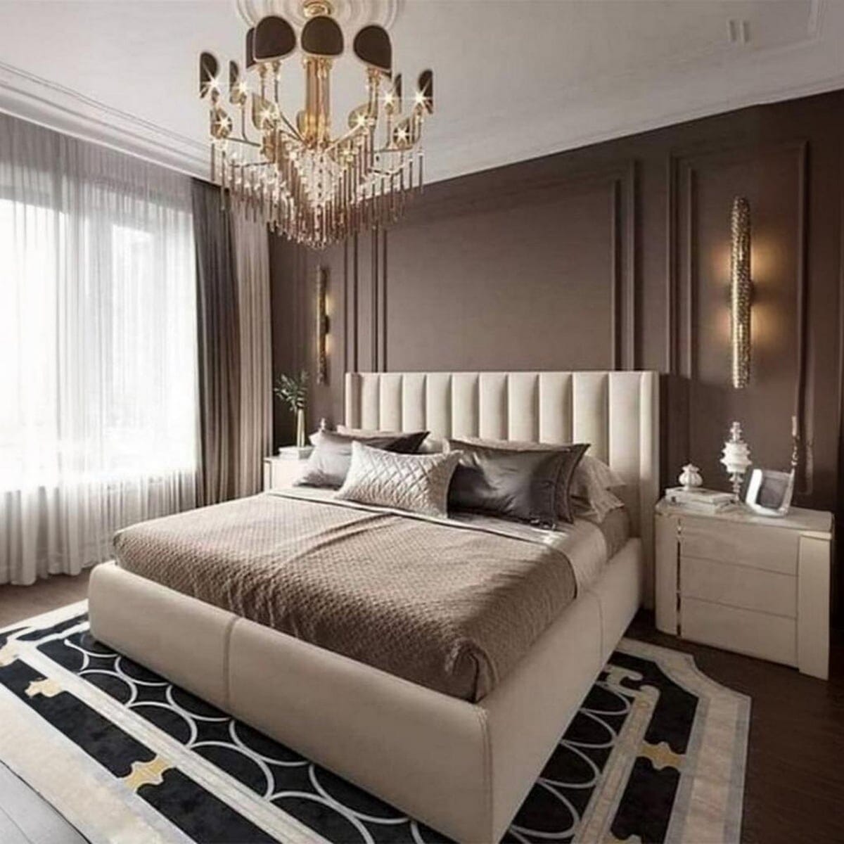 سرير فردي خشب ام دي اف 100x200x120 سم - بيج