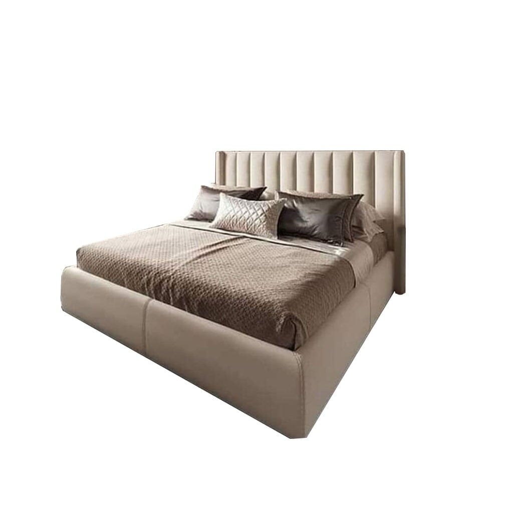 سرير فردي خشب ام دي اف 120x200x120 سم - بيج