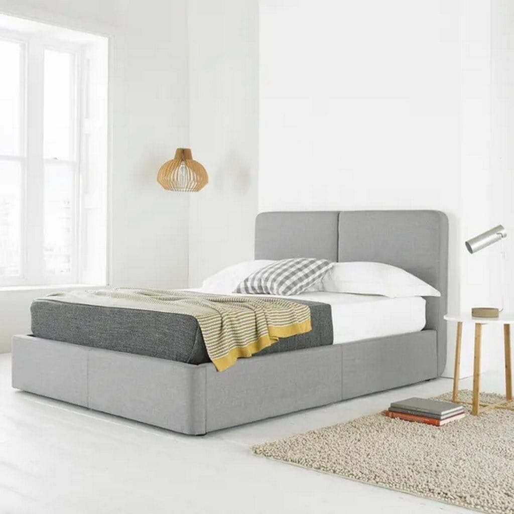 MDF Single Bed 120x200x120 cm - Grey