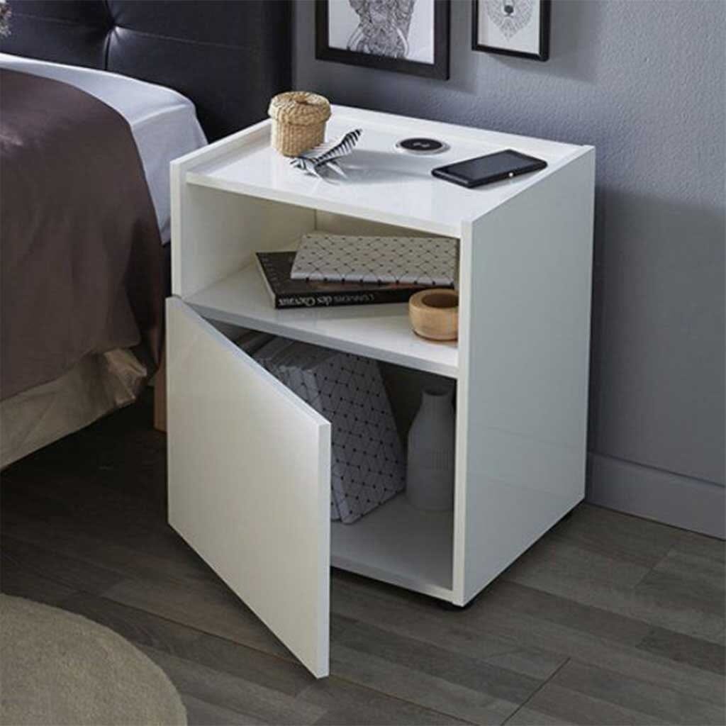 كومود 45×35×40×32 سم - أبيض - sol.id.46