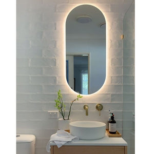 مرايا حمام زجاج شفاف - 75×45×2 سم