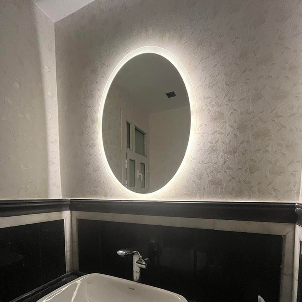 مرايا زجاج فضي - 50×70×2 سم