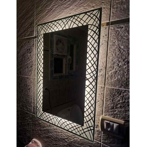 مرايا زجاج فضي - 60×80×2 سم