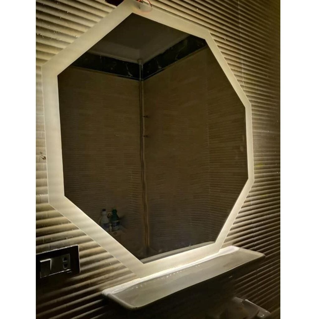 مرايا زجاج فضي - 90×90×2 سم