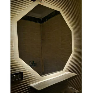 مرايا زجاج فضي - 90×90×2 سم