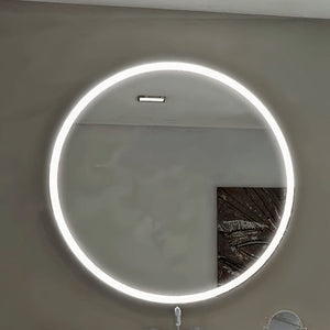 مرايا ليد زجاج فضي - 70×70×2 سم