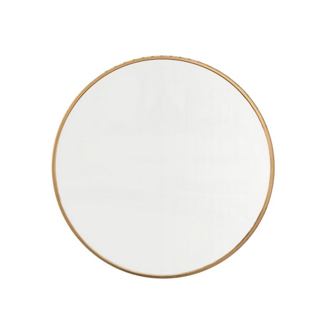 طقم خشب MDF مرايا أم دى اف ذهبي - 2 قطع