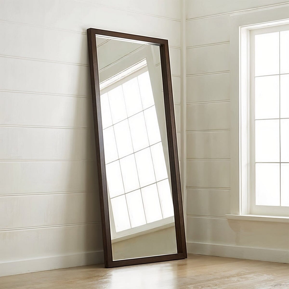 مرايا زجاج و ام دى اف بني - 70×170×2 سم