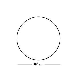 ساعة حائط خشب ام دى اف اسود