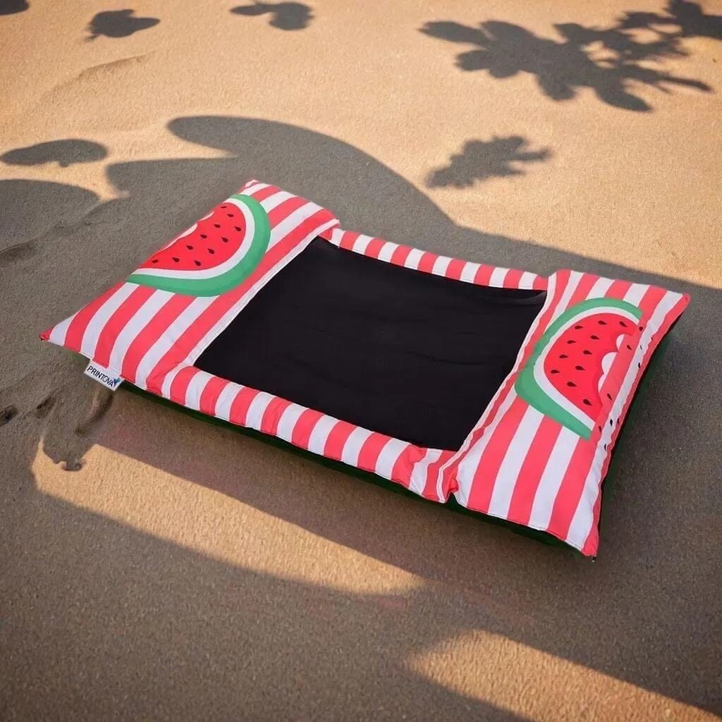 عوامة ووتربروف 140×90 سم - أحمر