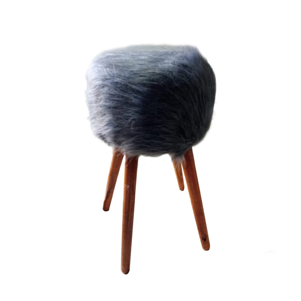 بوف خشب زان - رمادي