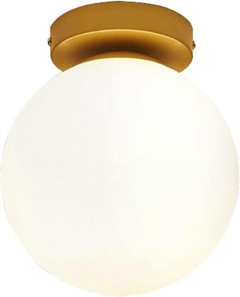 Metal Modern Ceiling chandelier, 1 Bulb, 17×14 cm, KM-EG6-74 - Brown