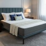 مرتبة سوست كمفي 90×200×25 سم قطر السوسته 4 سم - ابيض