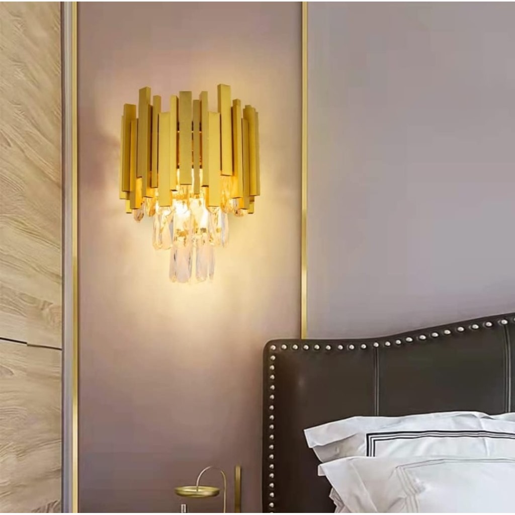 ابليك كريستال حائطى 35×26×15 سم من OL.ON-6697 - ذهبي