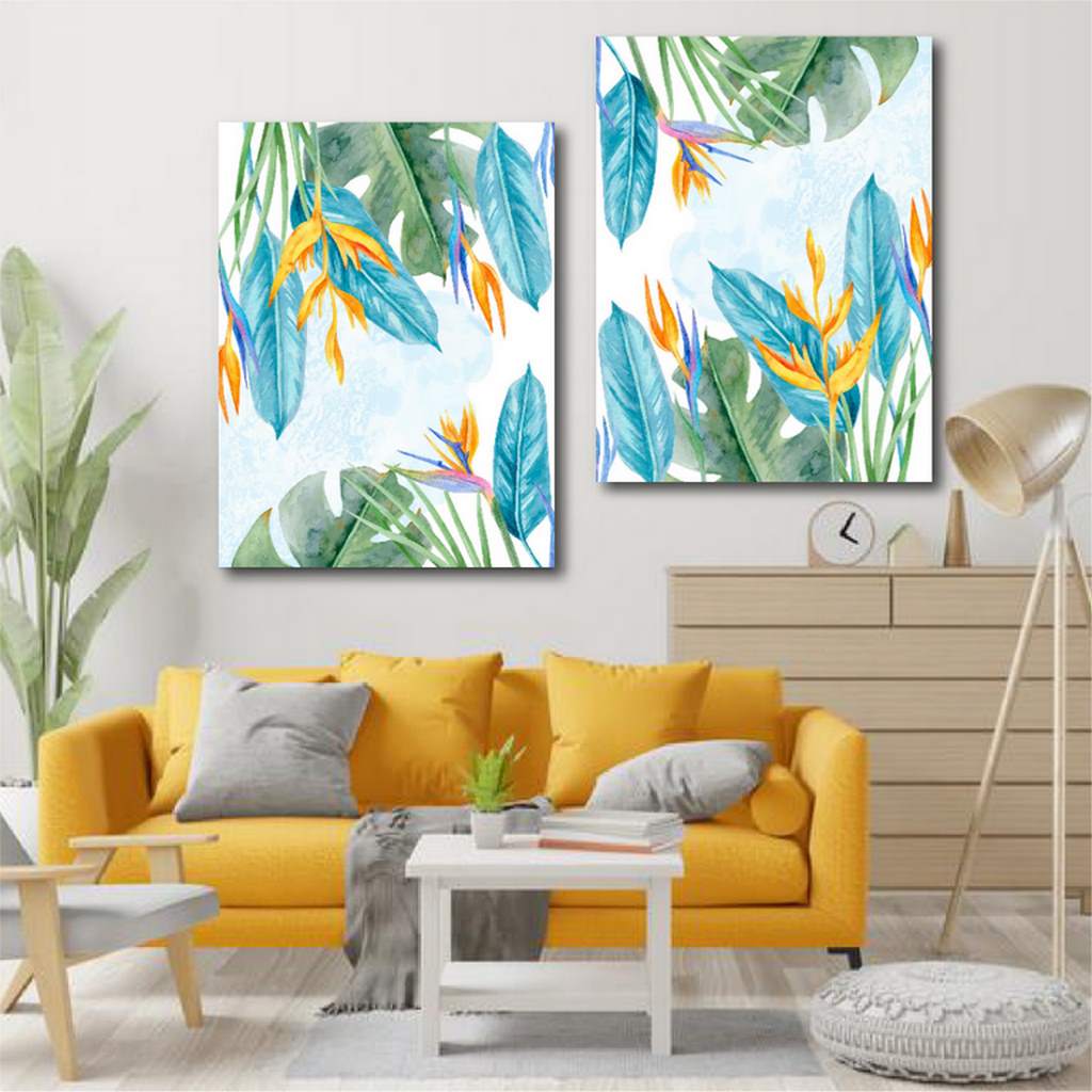 Print.G.MH065 تابلوه - قطعتين - متعدد الألوان