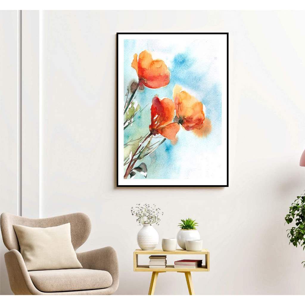 تابلوه 80×60 سم من P.G.Abstract Art_D-01 - متعدد الالوان