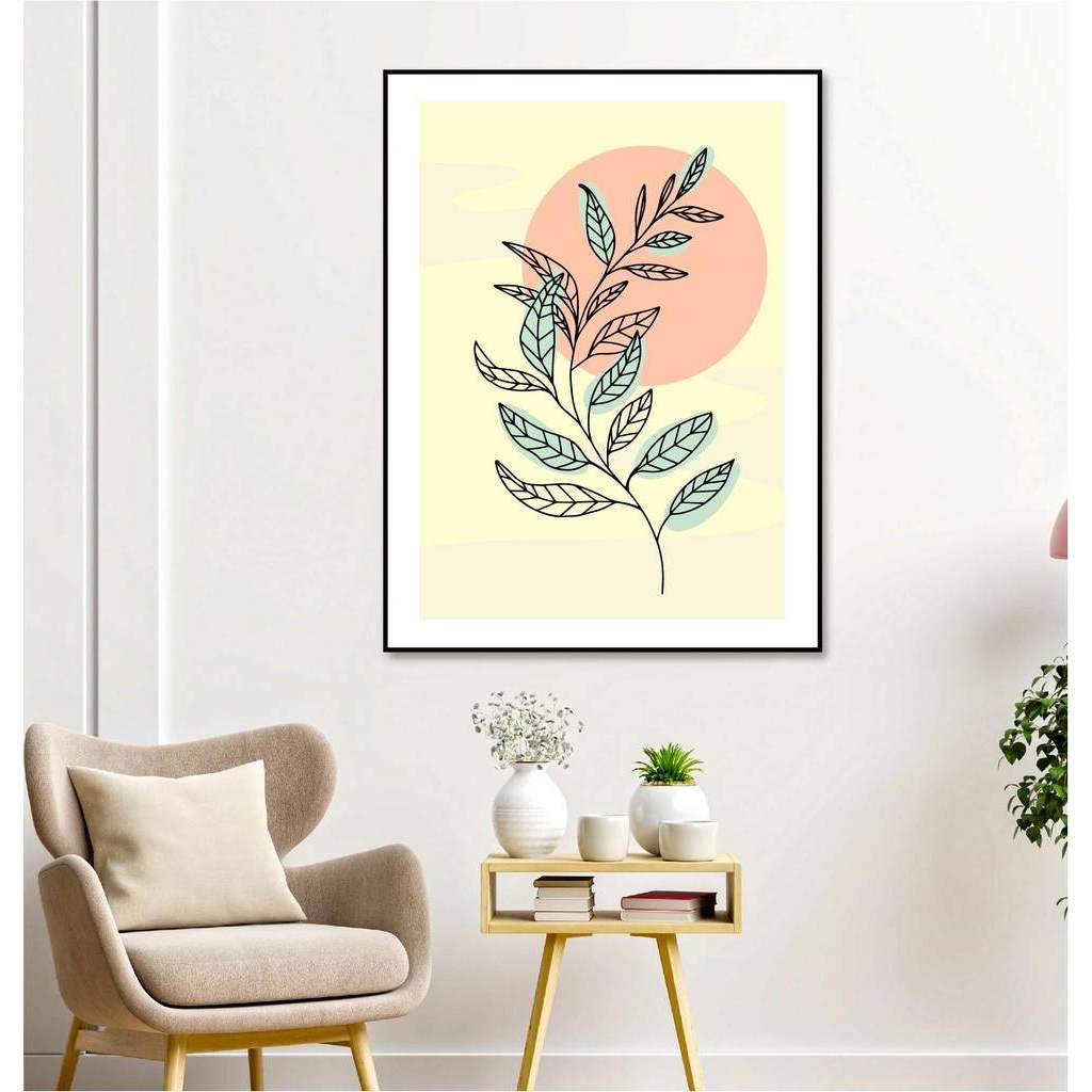 تابلوه 80×60 سم من P.G.Abstract Painting_B-04 - متعدد الالوان