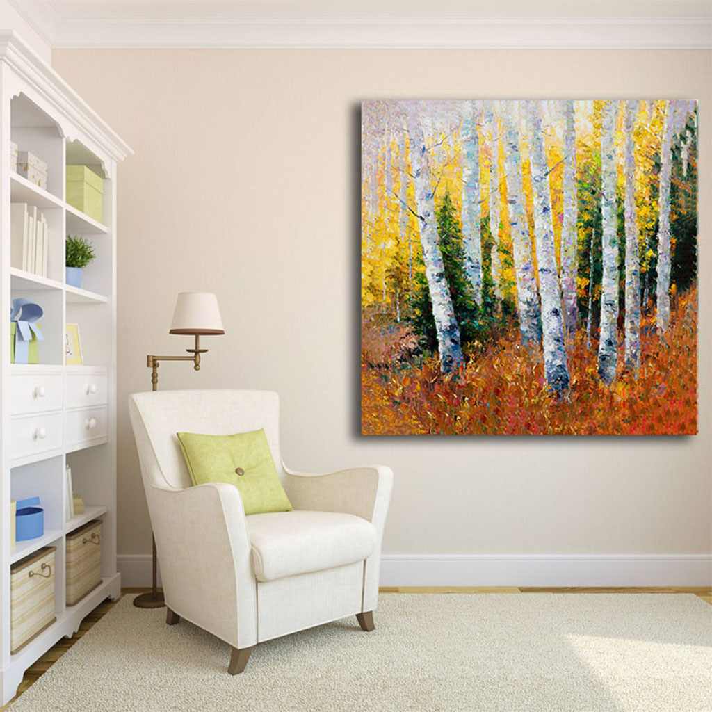 تابلوه 60×60 سم من P.G.forest.404 - متعدد الألوان