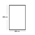 ⁦سجادة كليم صوف أوف وايت  - 300x200 سم⁩ - الصورة ⁦2⁩