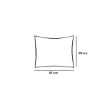 ⁦طقم وسائد ديكور خيوط من الصوف  اوف وايت و بيج⁩ - الصورة ⁦2⁩