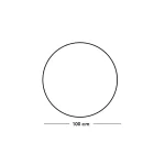 ⁦سجاده خوص  خوص بيج - 100×100 سم⁩ - الصورة ⁦2⁩