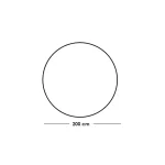 ⁦سجاده خوص  خوص بيج - 200×200 سم⁩ - الصورة ⁦2⁩