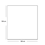 ⁦مفرش سفره 150×150 سم - متعدد الالوان - RAZZ.177⁩ - الصورة ⁦2⁩