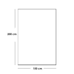 ⁦كليم هاند ميد 150×200 سم - اوف وايت وأسود - RAZZ.68⁩ - الصورة ⁦2⁩